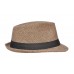 New 's Gangster Fedora Short Brim Trilby Fedora Jazz Cap Beach Sun Hats  eb-13338624